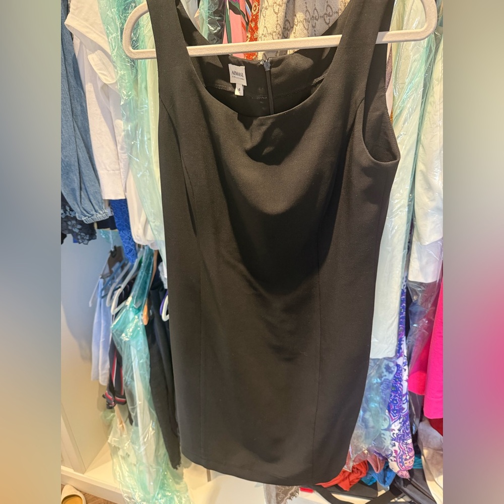 Armani  Black Sleeveless Dress